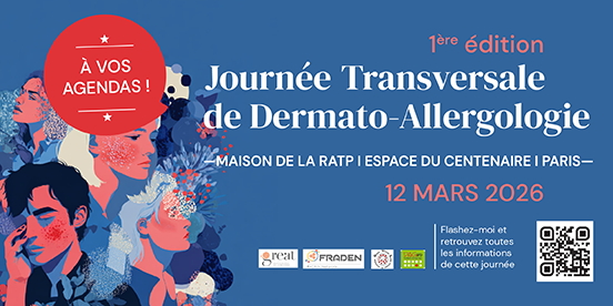 Affiche de la journée transversale de dermato allergo